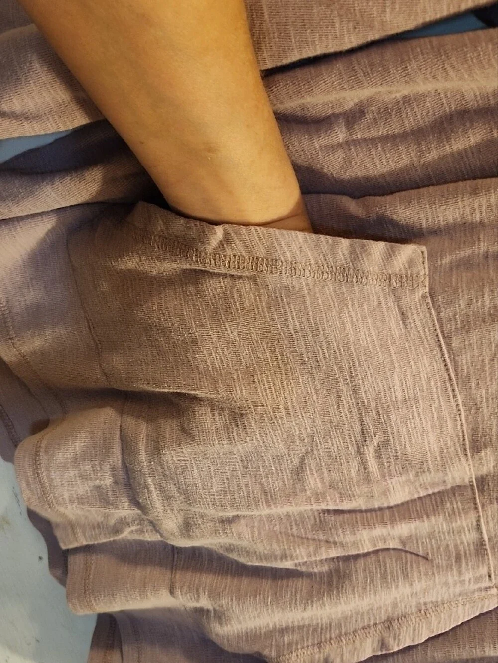PD&C Mauve-Taupe Hooded Pullover Sweatshirt